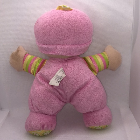 Fisher Price Babys 1st Doll Pink Rattle Soft Body Plush Doll 9 Inch - Picture 2 of 10